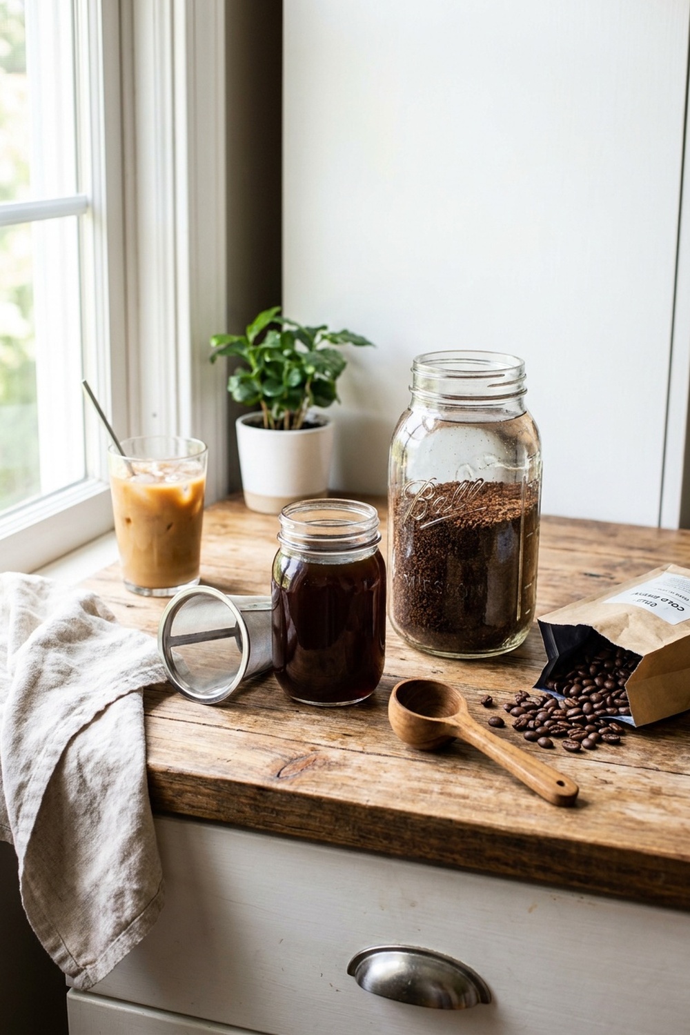 Coffee: How To Make Cold Brew Coffee In A Mason Jar – The Easiest Way To Make Cold Brew Coffee At Home