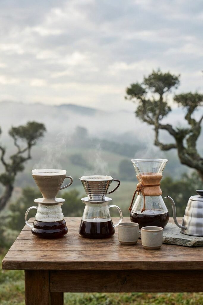 Coffee: Kalita Wave vs Hario V60 vs Chemex Compared