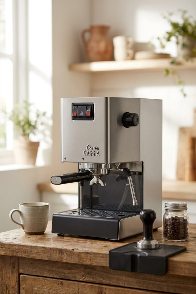 Coffee: Gaggia 14101 Classic – Semi-Automatic Espresso Machine