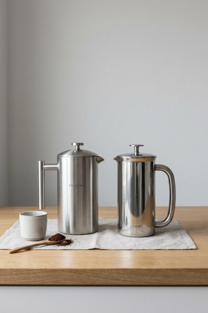 Coffee: Stainless Steel French Press – Frieling vs Espro