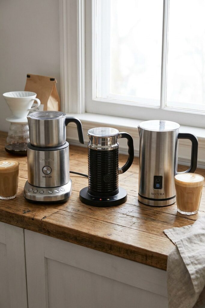 Coffee: The Best Milk Frother – Breville vs Aeroccino vs Secura