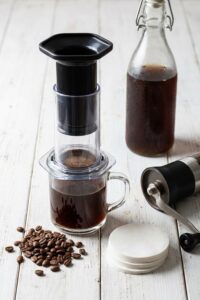 How to Make Coffee with an AeroPress – Infographic